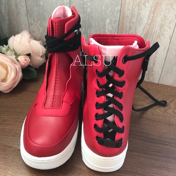 Nike Air Force 1 Rebel XX Leather Gum Red Arctic W - Picture 7 of 8